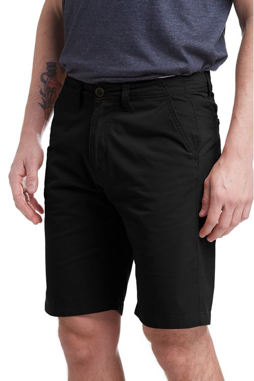 BERMUDA CHINO SARJA PRETO