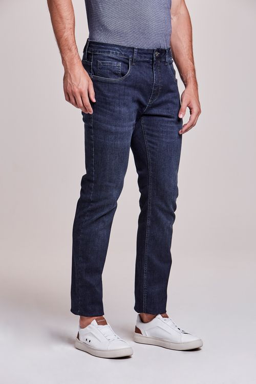 CALÇA JEANS 5 POCKETS AZUL ESCURO