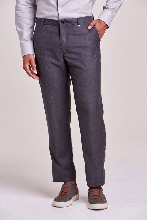CALÇA ALFAIATARIA SLIM LISA GRAFITE