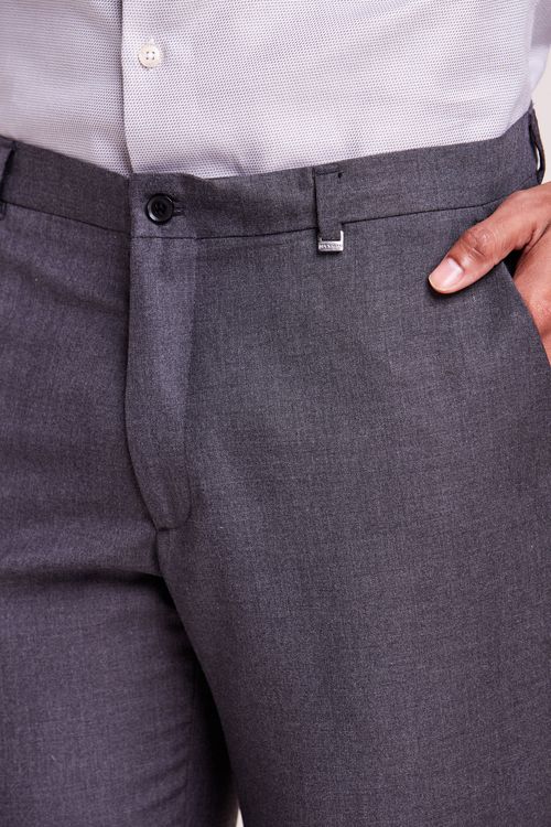 CALÇA ALFAIATARIA SLIM LISA GRAFITE