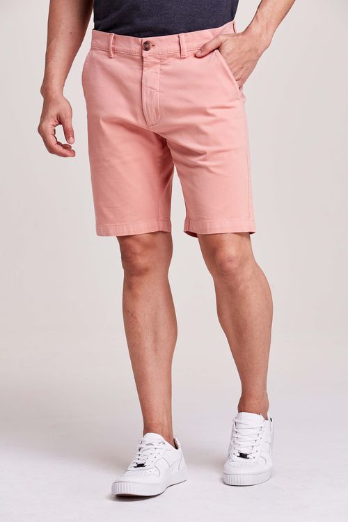 BERMUDA SARJA CHINO LARANJA