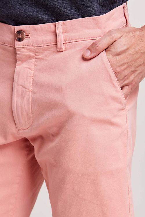 BERMUDA SARJA CHINO LARANJA