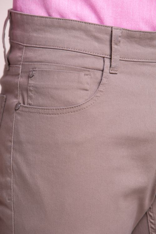 CALÇA COLLOR TEXTURIZADA BEGE