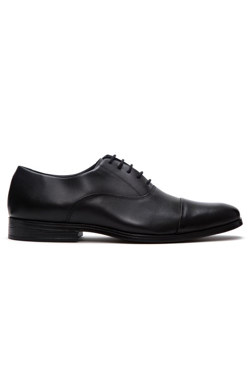 SAPATO DE AMARRAR REDONDO PRETO