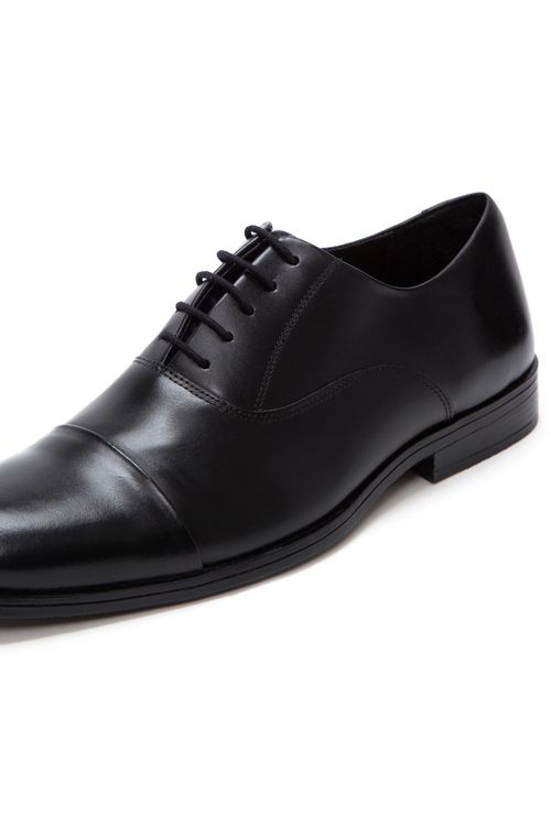 SAPATO DE AMARRAR REDONDO PRETO