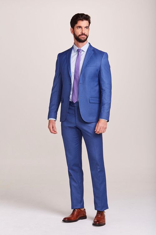 COSTUME SLIM  PV ELASTANO LISO AZUL  JEANS