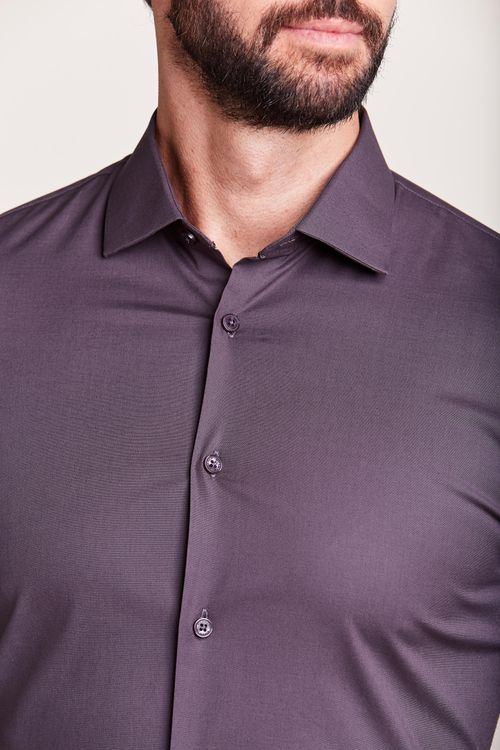 CAMISA MANGA LONGA SOCIAL EXTRA SLIM LISA CHUMBO