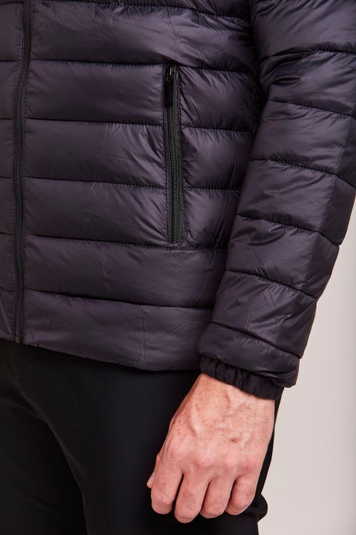 JAQUETA CASUAL PUFFER PRETO