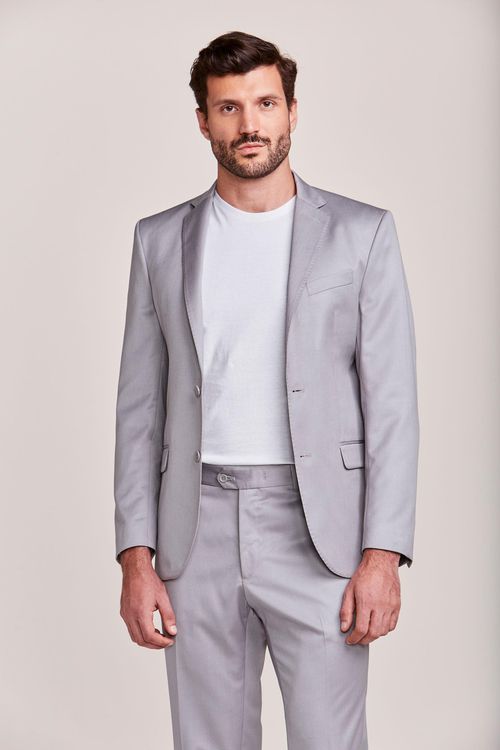 COSTUME ALFAIATARIA PV LISO CINZA