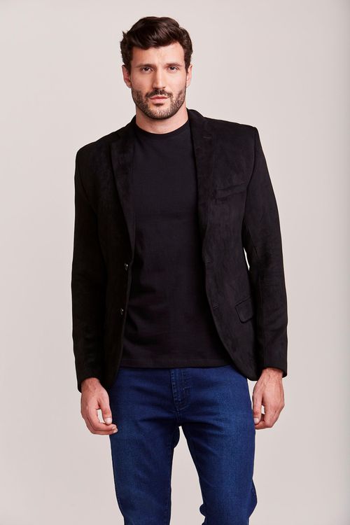 BLAZER SUEDE PRETO