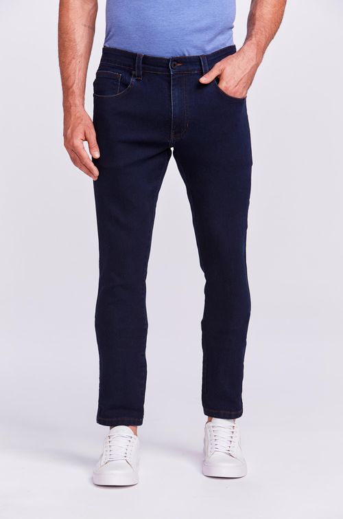 CALÇA JEANS SKINNY BLUE BLACK AMACIADO