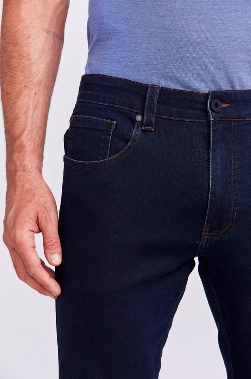 CALÇA JEANS SKINNY BLUE BLACK AMACIADO