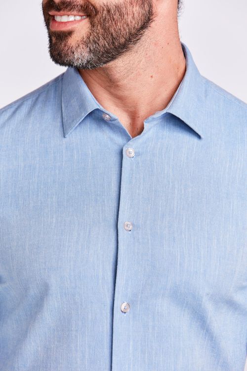 CAMISA M/L CASUAL CROSS DYE AZUL