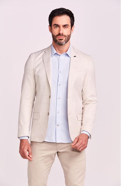 BLAZER CASUAL  SARJA BLEND AREIA