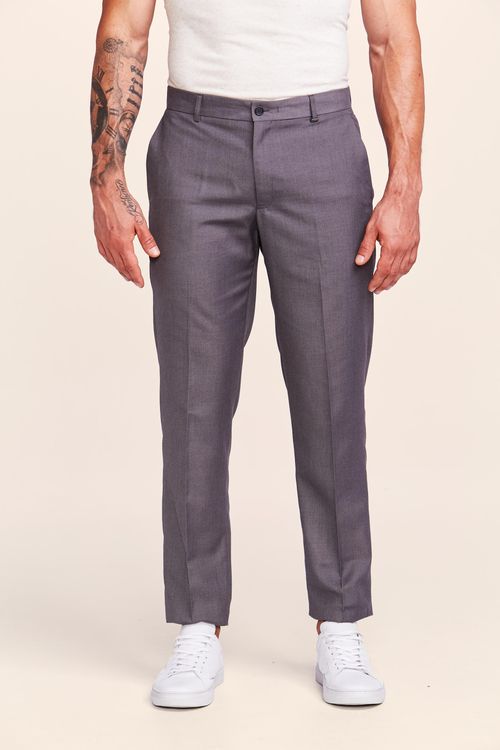 CALÇA ALFAIATARIA LISA GRAFITE
