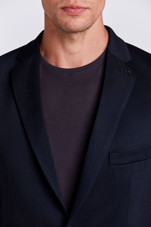PALETÓ MALHA SLIM AZUL