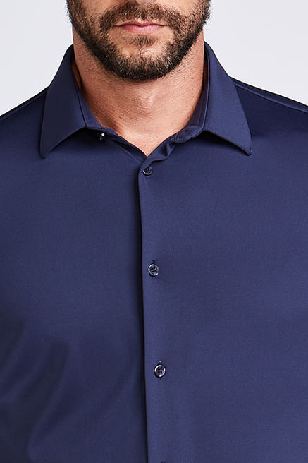 CAMISA TECNO PA LISA MARINHO
