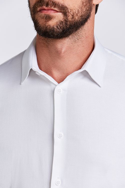 CAMISA ML CONTEMPORANEA FL BRANCO