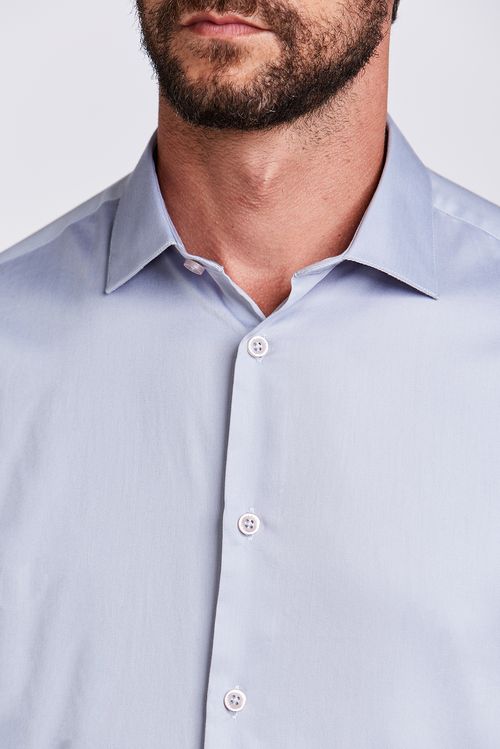 CAMISA CONTEMP LISA AZUL BB