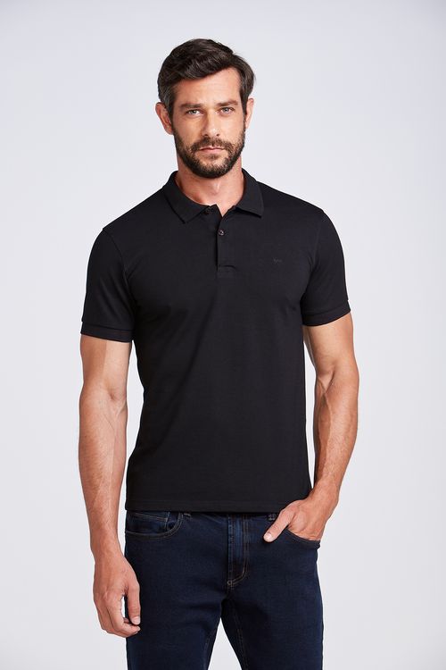 POLO BASICA PIQUET PA BASICA PRETO