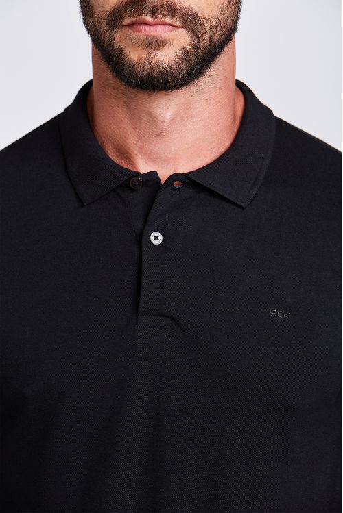 POLO BASICA PIQUET PA BASICA PRETO