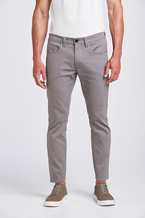 CALÇA FIVE POCKETS CIMENTO