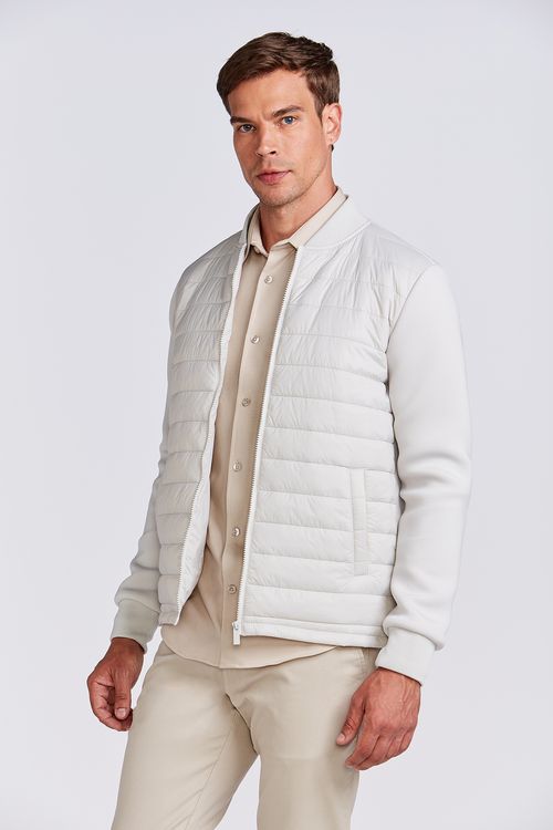 JAQUETA PUFFER NEOPREME OFF WHITE
