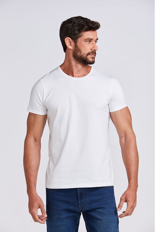 TSHIRT MANGA CURTA BÁSICA BRANCO