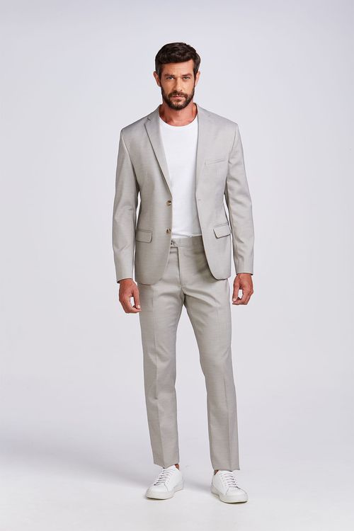COSTUME PV ELASTANO FANTASIA FALSO LISO AREIA