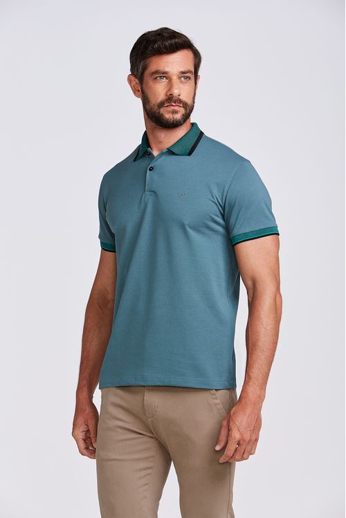 POLO  M/C  PIQUET LISA PA ESSENCIAL VERDE
