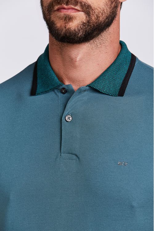POLO  M/C  PIQUET LISA PA ESSENCIAL VERDE