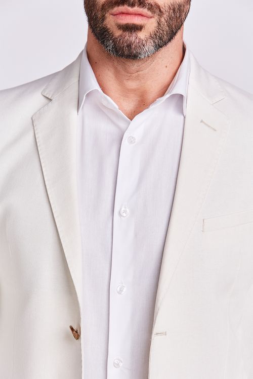 BLAZER CASUAL STRECH OFF WHITE
